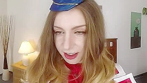 Casey Calvert And Stella Cox - Flight Attendant Wants To Fuck