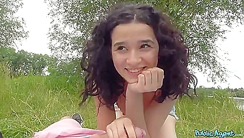 Gorgeous milf with a big natural ass is in on some outdoor stuff