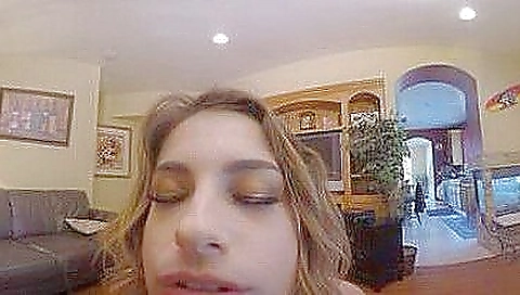 Sexy brunette yoga girl gets out of her yoga pants