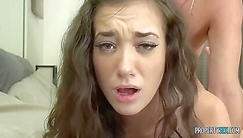 Big ass tattooed brunette gets fucked in her pussy