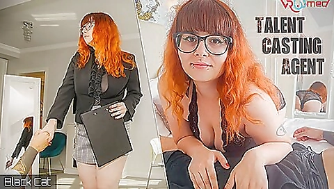 Talent Casting Agent - Chubby Thicc Amateur In Lingerie - Black Cat