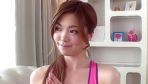 Asian hairy milf 30+ gets off and gets her wet pussy on