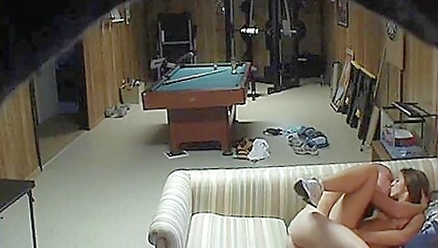 Amateur brunette with shaved pussy fucked and fucked