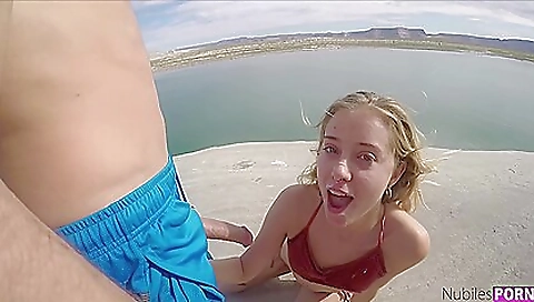 Group sex in the backyard with blonde hotties and a tattooed guy