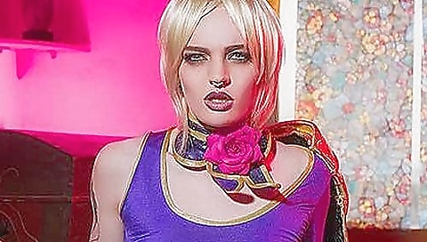 Busty blonde beauty in cosplay gets fucked in a vr porn movie