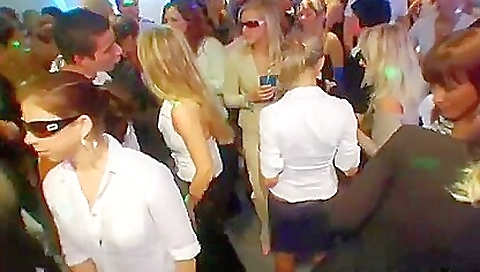 Blonde milf party with a group of friends with massive cocks