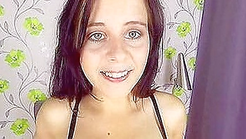 Hot blonde in sexy lingerie casting on the vr porn film