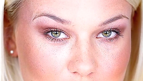 Sexy woman with the round and sexy body on porn poster