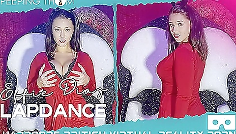 Effie Diaz - Lapdance; Big Tits British Amateur Striptease