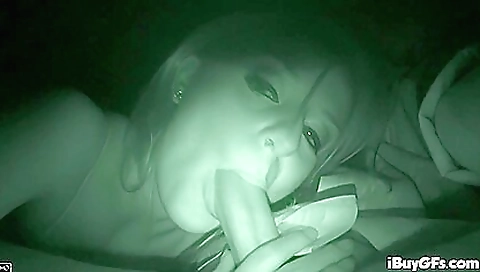 Blonde 18+ is riding a car and getting her mouth stuffed