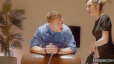 Horny ebony chicks fucked with a dude in threesome