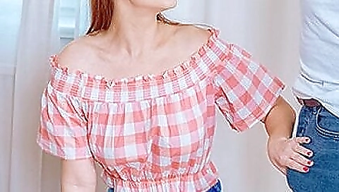 Hot brunette with a tight ass gets fucked in doggy style