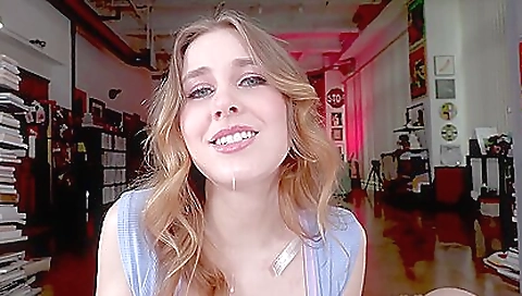 Sugarbaby tryout in her red dress and her big tits 0484