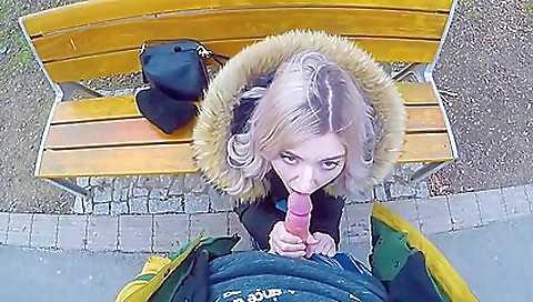 Horny teen in a 18+ bikini lets him cum on her sexy ass