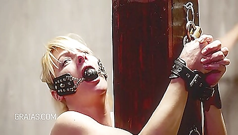 A busty blonde with tattoos gets fucked by her husband