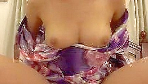 sexy japanese wife fucked during a virtual sex video