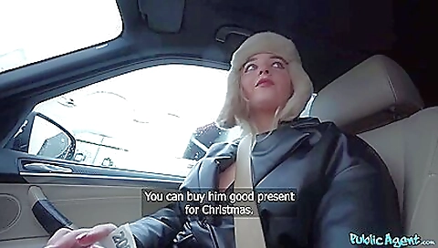 Beautiful blonde chick with a sexy ass is getting banged